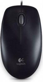 Logitech B100 Mouse con USB, Nero