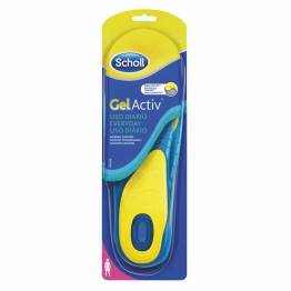 Scholl Gel Activ Everyday Solette Uso Quotidiano per Donna, 35-40.5 EU, 1 Paio