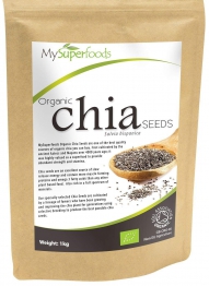 Semi Biologici di Chia (1 Chilogrammo) | MySuperFoods | Ricchi di Nutrienti |...