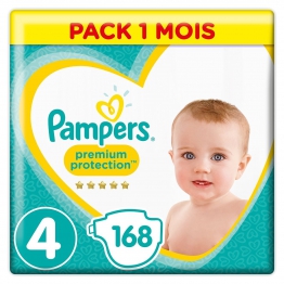 Pampers Premium Protection taglia 4 (9-14 kg) (8-16 kg) 168 Pannolini,...