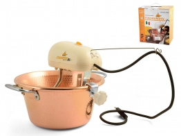 Lar Polentamatic Paiolo Elettrico in Rame Fondo Induzione, 4 W