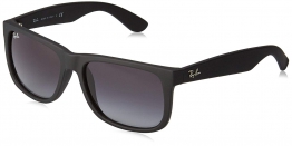 Ray-Ban Occhiali da sole di Justin in gomma viola scuro RB4165 602488 55