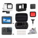 Deyard 25 in 1 kit di accessori per GoPro Hero 7 Hero (2018) GoPro Hero 6 Hero 5 con piccolo kit custodia antiurto per GoPro Hero GoPro Hero 6 Hero 5 Action Camera