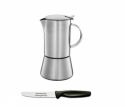 'Cilio "Aida Matt per 4�tazze + Acciaio Inox Styling Coltello universale nel Set