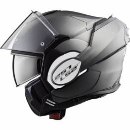 LS2 Casco Moto Valiant Ff399, Matt Titanium, Taglia M