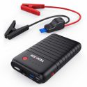 TENKER 10800mah 500A Avviatore Di Emergenza Per Auto Jump Starter, Caricabatterie Portatile Batteria Esterna Power Bank con Porte Doppio USB (Includere Un Port QC3.0) e Torcia LED