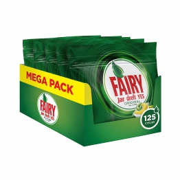 Fairy Original Detersivo in Pastiglie per Lavastoviglie, Confezione da 125 Caps...