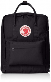 Fjällräven Kånken, Zaini, Nero (Black), 16 L (38 x 27 x 13 cm)
