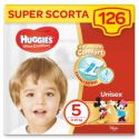 Huggies Pannolini Ultra Comfort, Taglia 5 (11-25 Kg), Confezione da 126 Pannolini