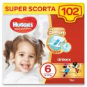 Huggies Pannolini Ultra Comfort, Taglia 6 (16-30 Kg), Confezione da 102 Pannolini