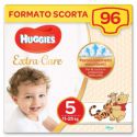 Huggies Pannolini Extra Care, Taglia 5 (11-25 Kg), Confezione da 96 Pannolini
