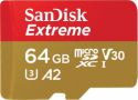 SanDisk Extreme Scheda di Memoria microSDXC da 64 GB e Adattatore SD con App Performance A2 e Rescue Pro Deluxe, fino a 160 MB/sec, Classe 10, UHS-I, U3, V30