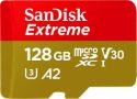 SanDisk Extreme Scheda di Memoria microSDXC da 128 GB e Adattatore SD con App Performance A2 e Rescue Pro Deluxe, fino a 160 MB/sec, Classe 10, UHS-I, U3, V30